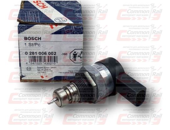 0281006002 (0281002858, 0281002859, 057130764H) BOSCH Регулятор давления топлива VAG 2.0 TDI
