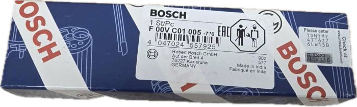 F00VC01005 BOSCH Мультиплікатор форсунки (клапан+шток) для RENAULT 1.9 DCI